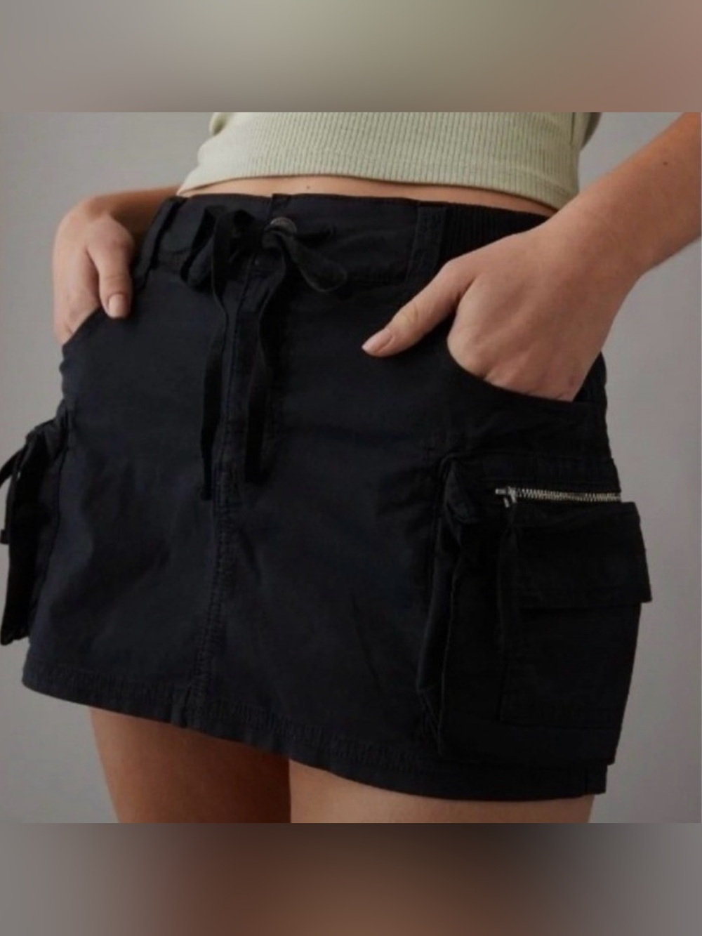 AE Snappy Stretch Cargo Mini Skort